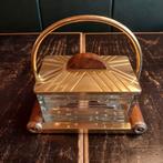 Art Deco Bonbonnière Frans Belgisch, Antiek en Kunst, Antiek | Glas en Kristal, Ophalen of Verzenden