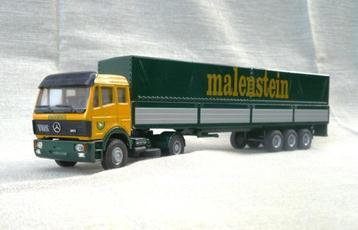 Lion Mercedes SK Malenstein Vos groep huifoplegger. beschikbaar voor biedingen