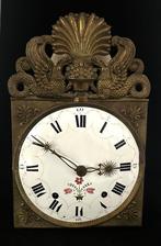 Vroege Franse comtoise klok met vouwslinger. € 175,-, Ophalen of Verzenden