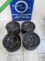 4x stalen velg velgen 15 inch Opel Astra G, bj '98 t/m '03, Auto-onderdelen, Banden en Velgen, Velg(en), Gebruikt, Ophalen of Verzenden