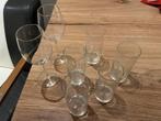 Glazen set: 5 hoge en 2 wijnglazen GRATIS, Huis en Inrichting, Keuken | Servies, Ophalen, Glas of Glazen, Gebruikt, Glas