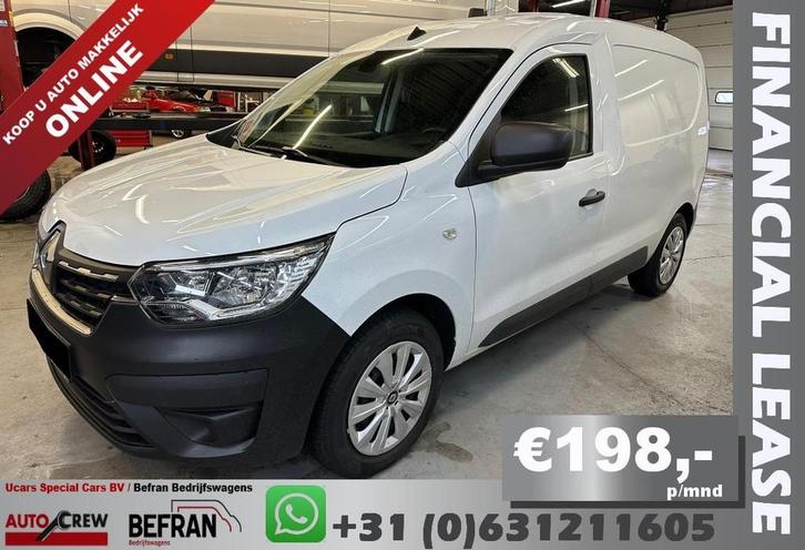 Renault Express 1.5 dCi 75 Comfort + Lease 72x 198,- p/mnd, Auto's, Bestelauto's, Bedrijf, Lease, ABS, Airconditioning, Bluetooth