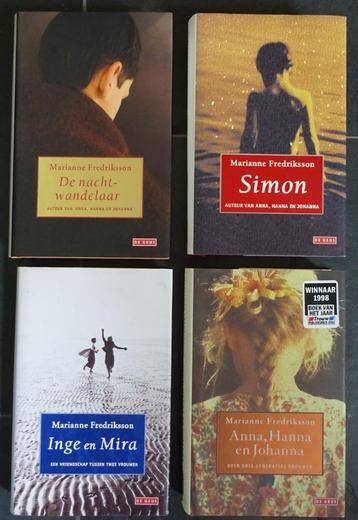 4 boeken Marianne Fredriksson Simon Nachtwandelaar Inge Mira beschikbaar voor biedingen