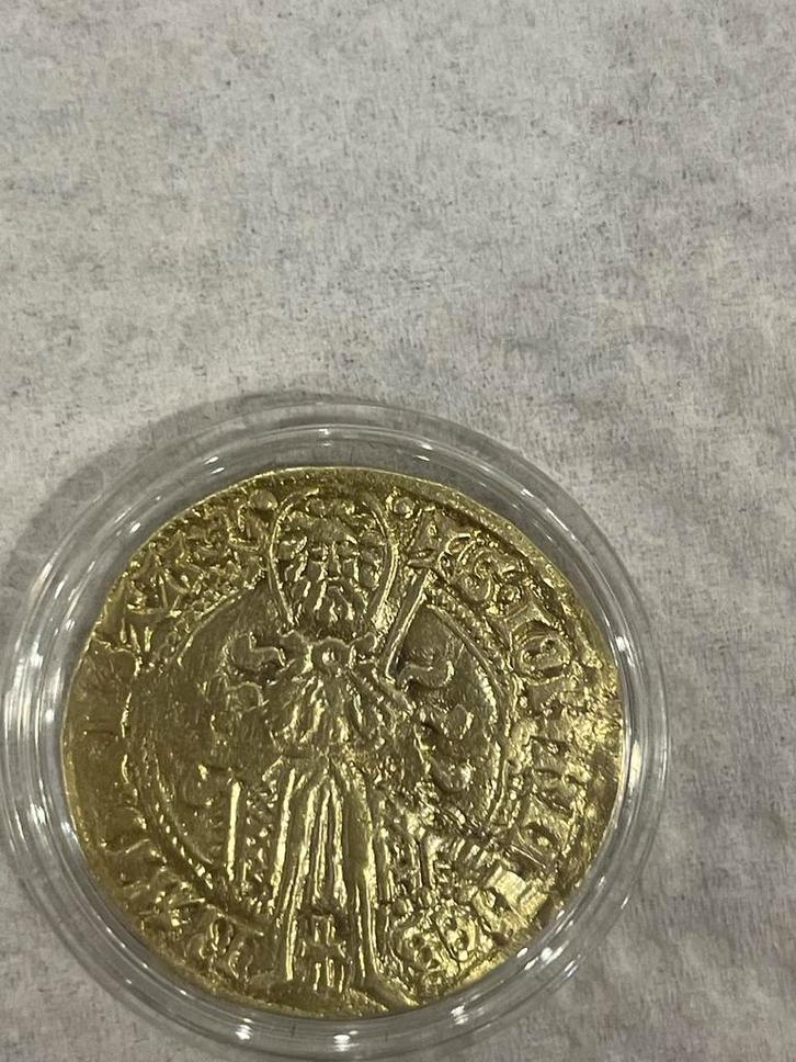 Zeldzame St. Jansgoudgulden (1423-1473) - Hertogdom Gelre, Postzegels en Munten, Munten | Nederland, Losse munt, Overige waardes