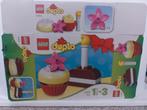 10850 Lego Duplo Mijn eerste taartjes 1,5-3 jaar, Ophalen of Verzenden, Zo goed als nieuw, Complete set, Duplo