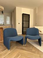 2x Artifort Alky Chair van Giancarlo Piretti, Huis en Inrichting, Fauteuils, Ophalen, Minder dan 75 cm, Design, Zo goed als nieuw
