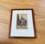 Ets “Middelburg” – gesigneerd A. Bely – ca. 1920-1940, Antiek en Kunst, Ophalen of Verzenden