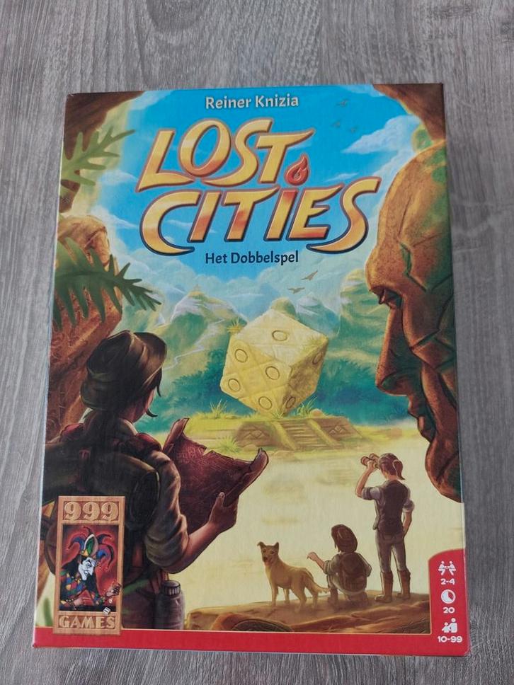 Lost cities dobbelspel, Hobby en Vrije tijd, Gezelschapsspellen | Overige, Zo goed als nieuw, Ophalen of Verzenden