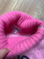 Ganni Trui Wol Roze S/M, Ophalen of Verzenden, Zo goed als nieuw, Maat 38/40 (M), Roze