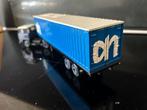 Tekno, Scania 110 met 2x 20ft container Albert Heijn, Hobby en Vrije tijd, Modelauto's | 1:50, Ophalen of Verzenden, Zo goed als nieuw
