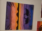 Schilderij zwanen, Antiek en Kunst, Ophalen of Verzenden