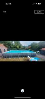 Groot zwembad 10x5, 200 tot 300 cm, Ophalen of Verzenden, Zo goed als nieuw, Rechthoekig