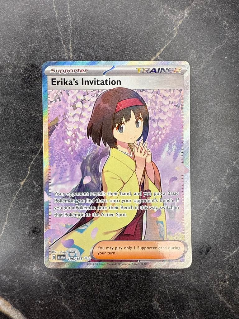 Erika's Invitation - Nieuwe Pokémon kaart, Verzenden, Zo goed als nieuw, Losse kaart