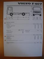 Volvo F407 Technische Specificatie folder 1975 - F 407 F4, Volvo, Zo goed als nieuw, Volvo, Ophalen