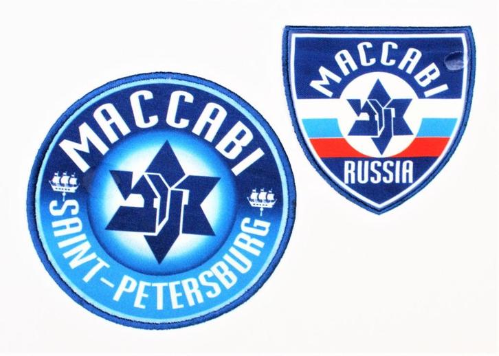 Patch set Maccabi Russia / St Peterburg, Verzamelen, Sportartikelen en Voetbal, Gebruikt, Overige typen, Buitenlandse clubs, Verzenden