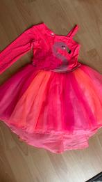 H&M Flamingo Jurk - Maat 122/128, Kinderen en Baby's, Ophalen of Verzenden, Zo goed als nieuw, 122 t/m 128, Meisje