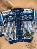 Nordstrikk wollen vest XL bohemian wool cardigan, Nordstrikk, -, Blauw, -