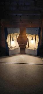 Beton lampen 2 stuks., Ophalen of Verzenden, Nieuw, Minder dan 50 cm