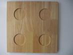 Houten dienblad voor glazen, Huis en Inrichting, Woonaccessoires | Dienbladen, Oosterveldweg 15, 7274 DZ, Verzenden, Vierkant