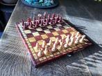 Schaakspel in opvouwbare doos voor, € 22, Ophalen of Verzenden, Gebruikt