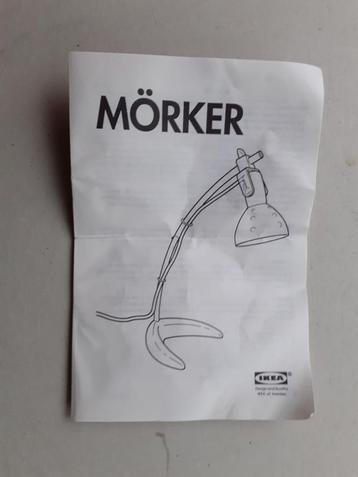 Vintage, nieuwe design bureaulamp MÖRKER ikea beschikbaar voor biedingen