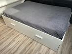 Brimnes bed IKEA 140x200, Gebruikt, 140 cm, Wit, Hout