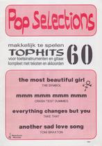 Pop Selections - TOPHITS 60, Muziek en Instrumenten, Bladmuziek, Verzenden, Gebruikt, Gitaar