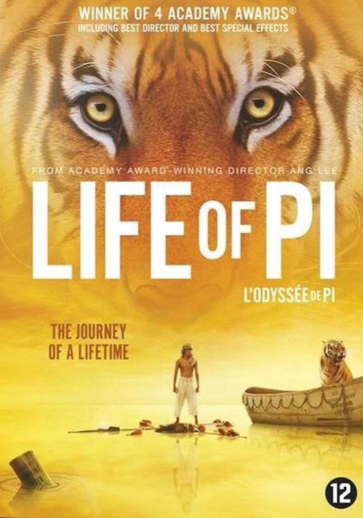 Life of pi, Cd's en Dvd's, Dvd's | Avontuur, Zo goed als nieuw, Ophalen of Verzenden