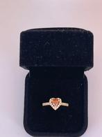 Diamanten Ring 0.78ct, Nieuw, Oranje, Ophalen of Verzenden, 17 tot 18