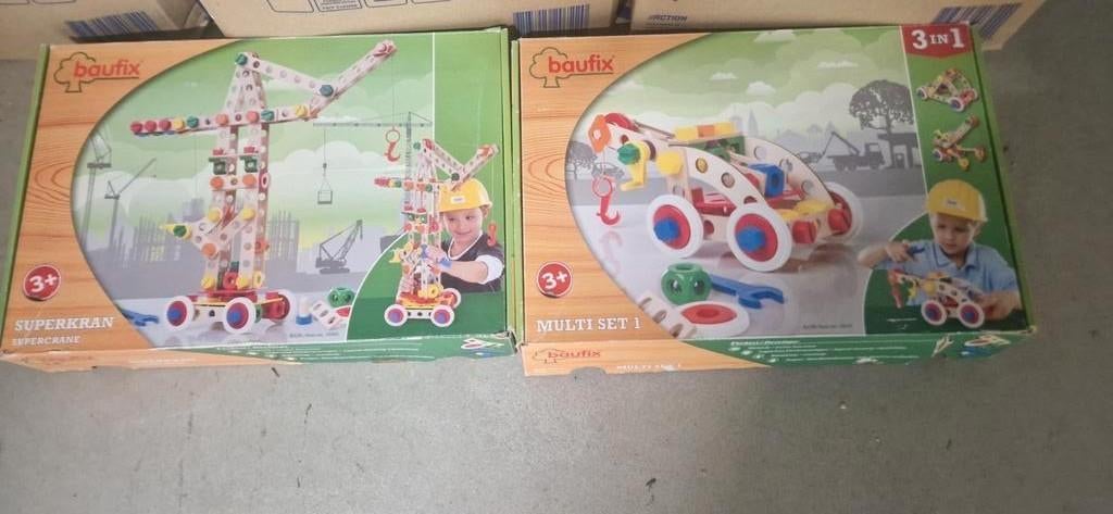 Baufix bouwsets hout met boekjes, Ophalen of Verzenden, Gebruikt, Bouwen