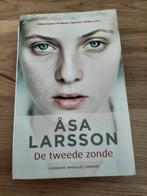 Åsa Larsson - De tweede zonde, Åsa Larsson, Scandinavië, Ophalen of Verzenden, Zo goed als nieuw