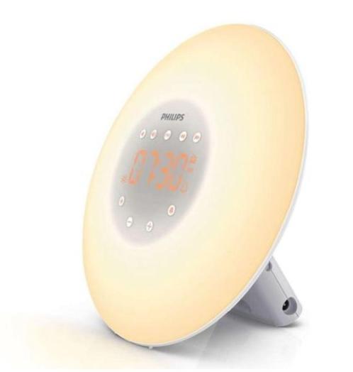 Philips HF3505 - Wake-up Light - Wit, Witgoed en Apparatuur, Wekkers, Gebruikt, Digitaal, Ophalen of Verzenden