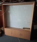 Grote beuken kast met gaatjeswand - hobby/gereedschap, Ophalen, Gebruikt, 200 cm of meer, 150 tot 200 cm