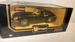 Jaguar type e black Bburago 1.18, Ophalen of Verzenden, Bburago, A, A