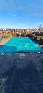 Winter PVC afdekzeil voor zwembad van 10x5 meter., Ophalen, Gebruikt, Afdekzeil