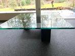 Salontafel glas natuursteen, Huis en Inrichting, Tafels | Salontafels, 50 tot 100 cm, Minder dan 50 cm, Modern stijlvol design strak