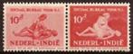 Ned-Indie NVPH nr 269/70a postfris Sociaal Bureau 1939, Postzegels en Munten, Verzenden, Postfris, Nederlands-Indië