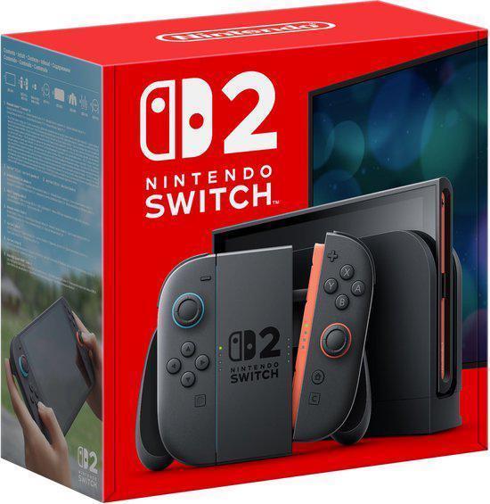 Nintendo Switch 2 - Zwart Nieuw Geseald & Garantie!, Spelcomputers en Games, Spelcomputers | Nintendo Switch, Nieuw, Switch Original