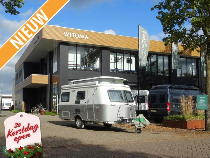 Eriba Touring 540 2e kerstdag geopend!, Caravans en Kamperen, Caravans, Bedrijf, tot en met 3, 1000 - 1250 kg, Standaardzit, Eriba