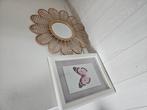 Fotolijst en spiegel te koop, Ophalen, Minder dan 50 cm, Zo goed als nieuw, Minder dan 50 cm