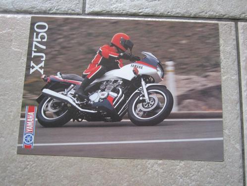 Yamaha XJ750 brochure folder 1984, Motoren, Handleidingen en Instructieboekjes, Yamaha, Ophalen of Verzenden