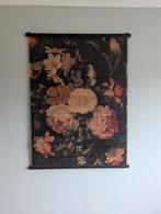 Groot wandkleed van hout met bloemen, Ophalen