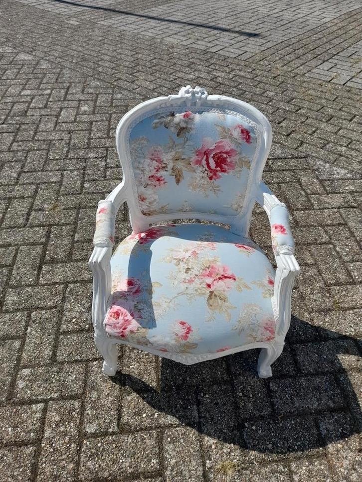 Kinder barok fauteuile geheel opnieuw gestoffeerd, Kinderen en Baby's, Kinderkamer | Tafels en Stoelen, Zo goed als nieuw, Stoel(en)