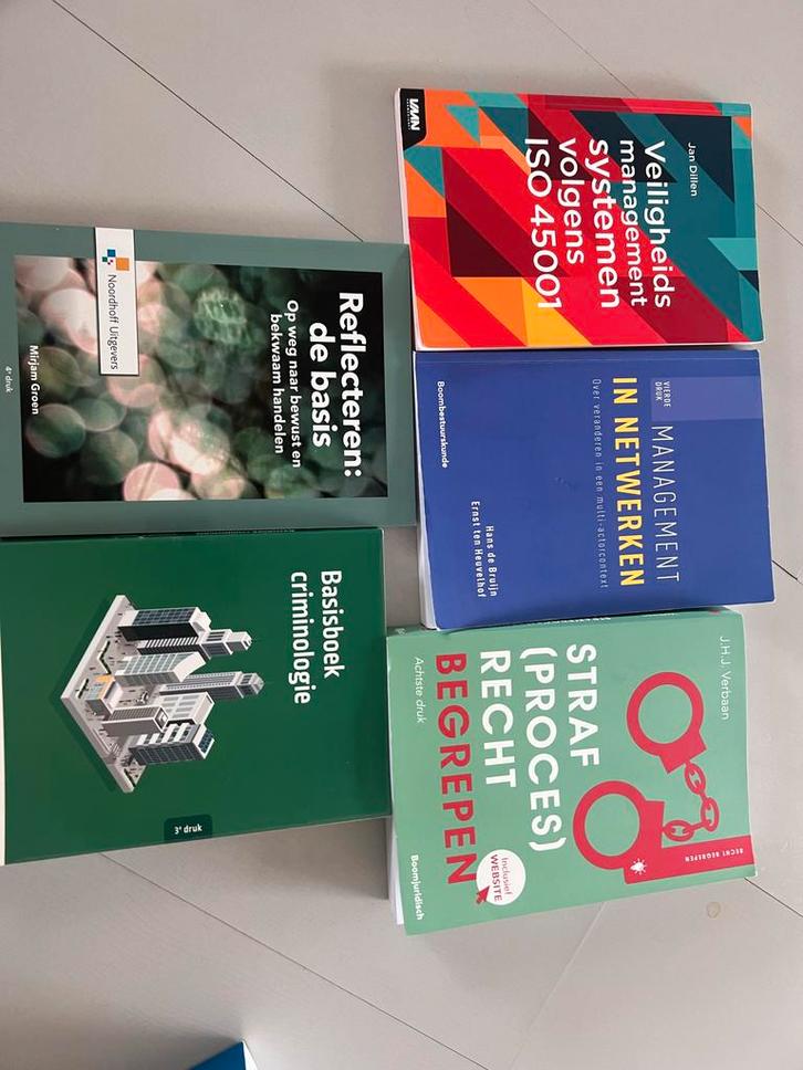 Studieboeken Integrale Veiligheidskunde, Boeken, Studieboeken en Cursussen, Gelezen, HBO, Gamma, Verzenden