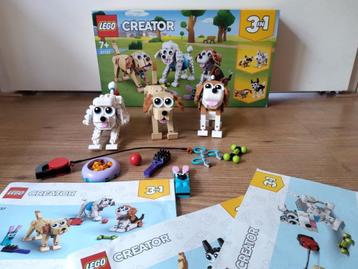 LEGO Creator 31137 - Schattige Honden 3 in 1 - Compleet beschikbaar voor biedingen