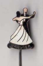 Janvier Dans speldje emaille, Verzamelen, Speldjes, Pins en Buttons, Gebruikt, Niet vindbaar, Niet vindbaar, Speldje of Pin