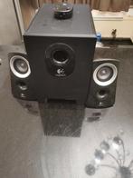 Logitech 2.1 Speakerset met Subwoofer, Overige merken, Gebruikt, Subwoofer, Ophalen of Verzenden