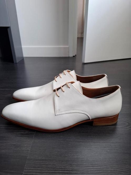 Nieuwe (Trouw)schoenen Paulo Bellini creme/wit maat 45, Kleding | Heren, Schoenen, Nieuw, Veterschoenen, Wit, Ophalen of Verzenden