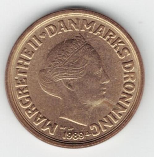 25-1293 Denemarken 10 krone 1989, Postzegels en Munten, Munten | Europa | Niet-Euromunten, Losse munt, Overige landen, Verzenden