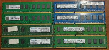 64GB 4x 2x8GB DDR3 Samsung Crucial Hynix Transcend beschikbaar voor biedingen